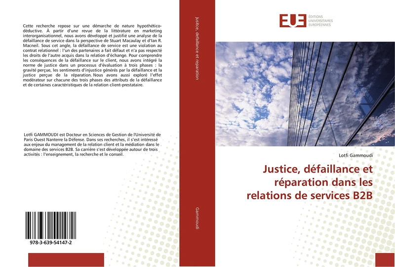 Justice, défaillance et réparation dans les relations de services B2B