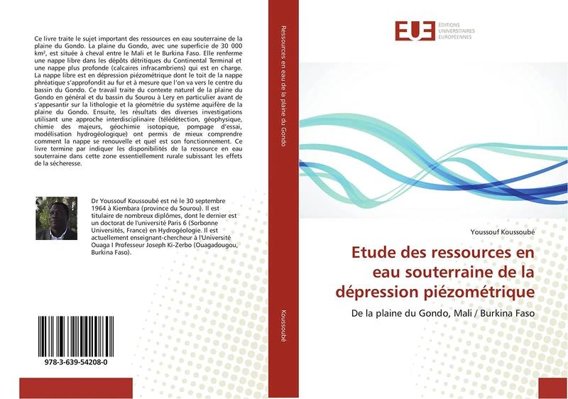 Etude des ressources en eau souterraine de la dépression piézométrique: De la plaine du Gondo, Mali / Burkina Faso