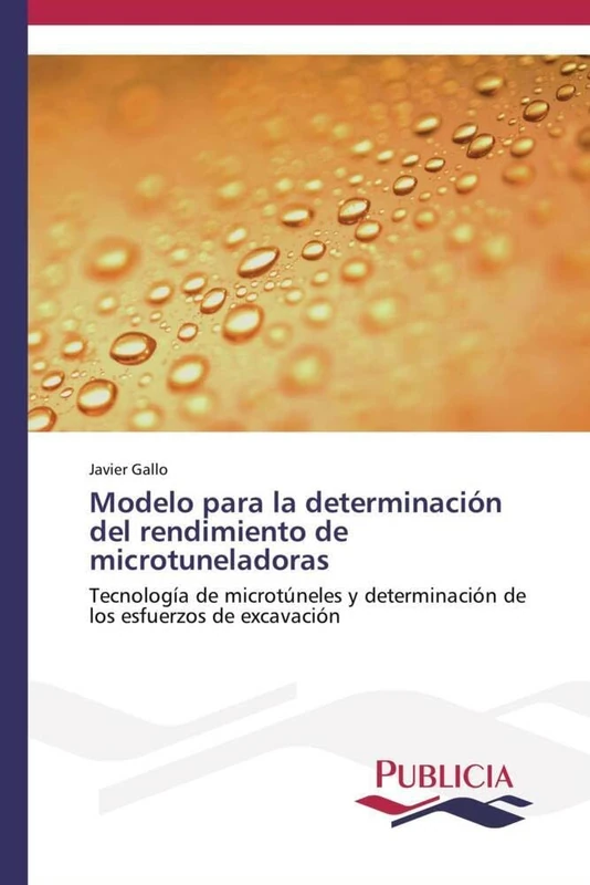 Modelo para la determinación del rendimiento de microtuneladoras: Tecnología de microtúneles y determinación de los esfuerzos de excavación