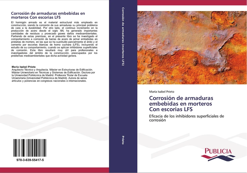 Corrosión de armaduras embebidas en morteros Con escorias LFS: Eficacia de los inhibidores superficiales de corrosión