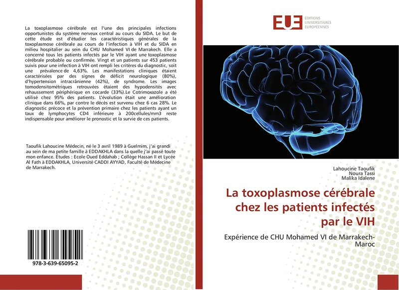 La toxoplasmose cérébrale chez les patients infectés par le VIH: Expérience de CHU Mohamed VI de Marrakech-Maroc - Image 1