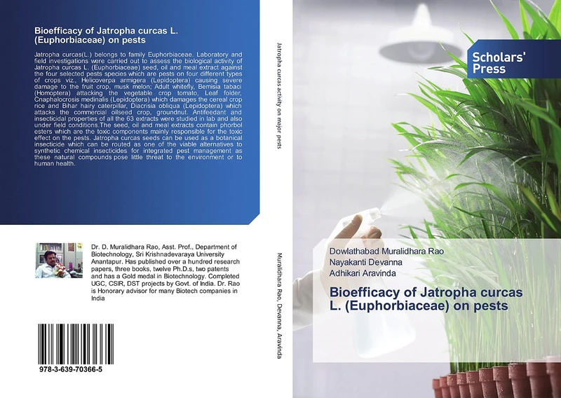 Bioefficacy of Jatropha curcas L. (Euphorbiaceae) on pests