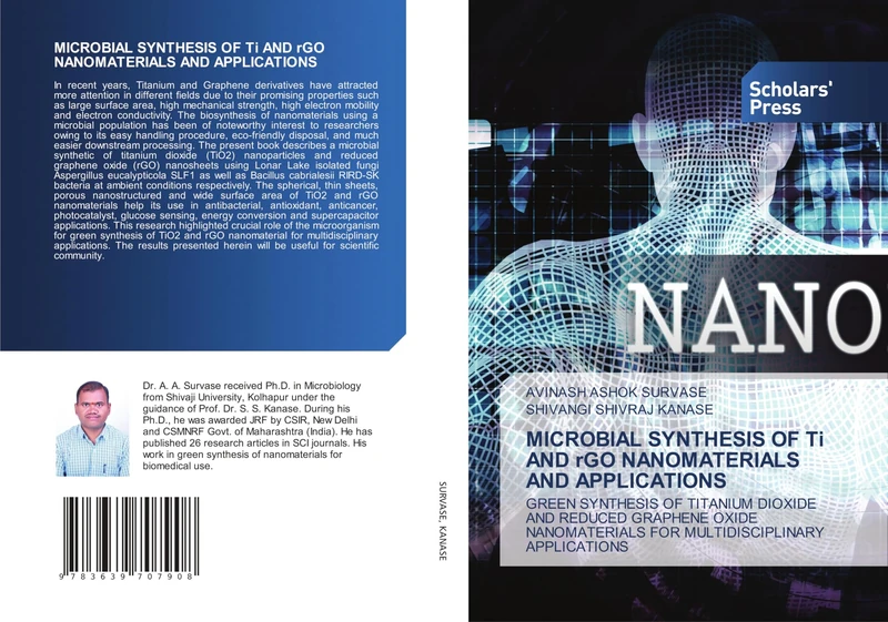 MICROBIAL SYNTHESIS OF Ti AND rGO NANOMATERIALS AND APPLICATIONS: GREEN SYNTHESIS OF TITANIUM DIOXIDE AND REDUCED GRAPHENE OXIDE NANOMATERIALS FOR MULTIDISCIPLINARY APPLICATIONS - Image 1