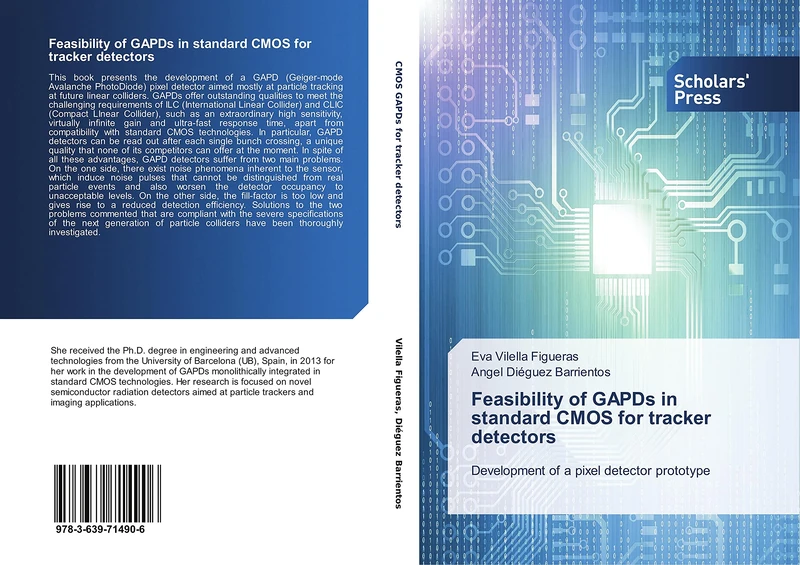 Feasibility of GAPDs in standard CMOS for tracker detectors: Development of a pixel detector prototype