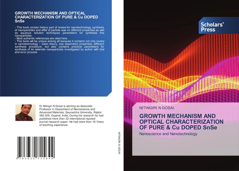 GROWTH MECHANISM AND OPTICAL CHARACTERIZATION OF PURE & Cu DOPED SnSe: Nanoscience and Nanotechnology