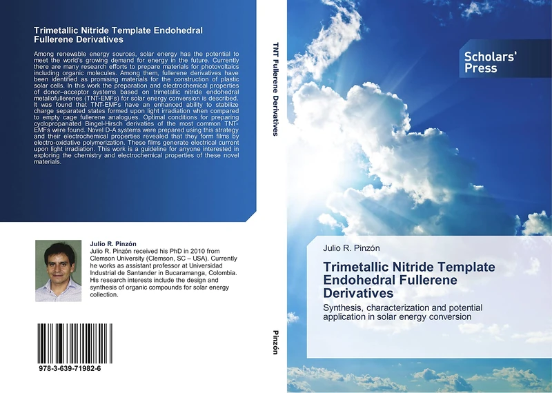 Trimetallic Nitride Template Endohedral Fullerene Derivatives: Synthesis, characterization and potential application in solar energy conversion