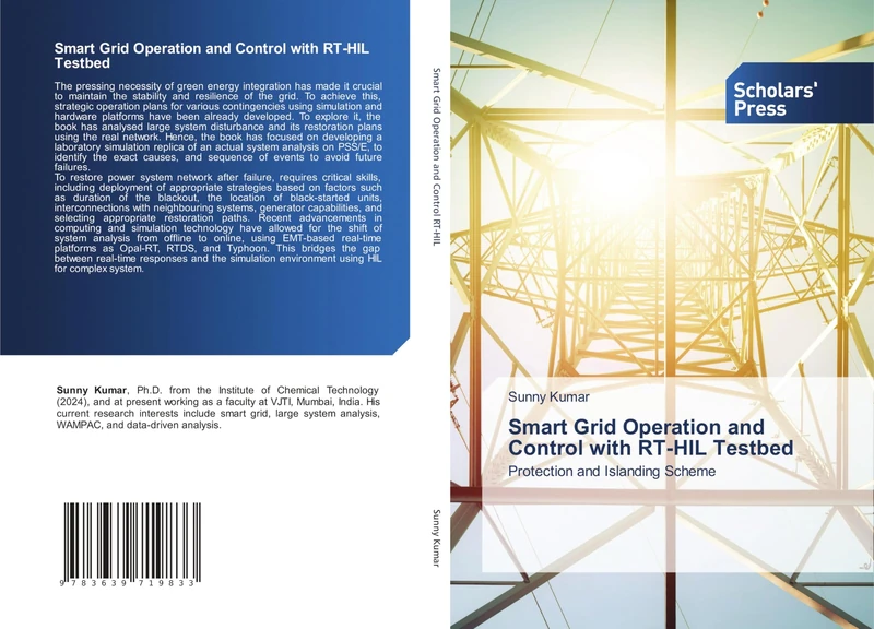 Smart Grid Operation and Control with RT-HIL Testbed: Protection and Islanding Scheme