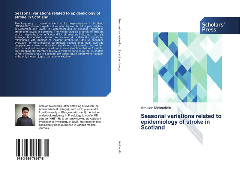 Seasonal variations related to epidemiology of stroke in Scotland - Image 1