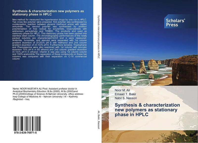 Synthesis & characterization new polymers as stationary phase in HPLC