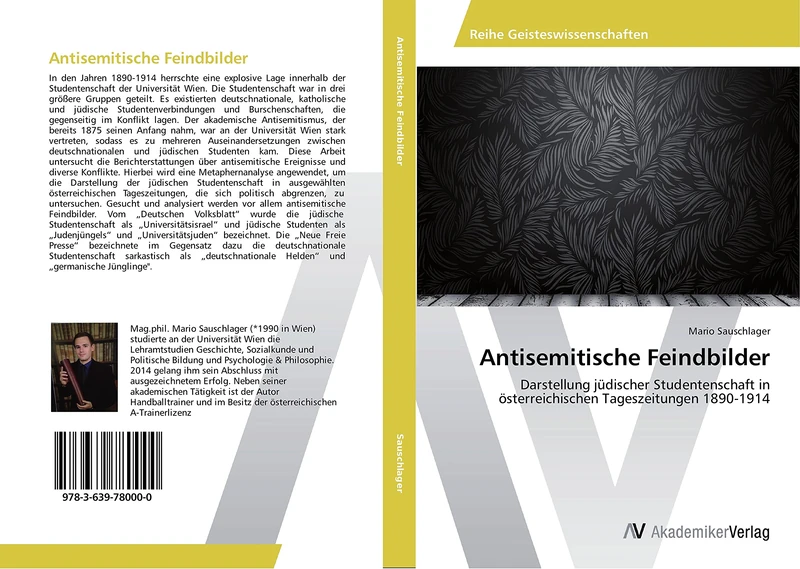 Antisemitische Feindbilder: Darstellung jüdischer Studentenschaft in österreichischen Tageszeitungen 1890-1914 - Image 1