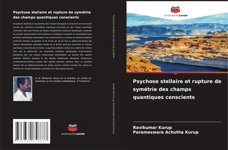 Psychose stellaire et rupture de symétrie des champs quantiques conscients