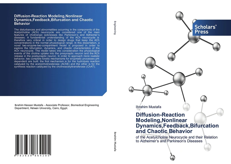 Diffusion-Reaction Modeling, Nonlinear Dynamics, Feedback, Bifurcation and Chaotic Behavior: of the Acetylcholine Neurocycle and their Relation to Alzheimer's and Parkinson's Diseases - Image 1