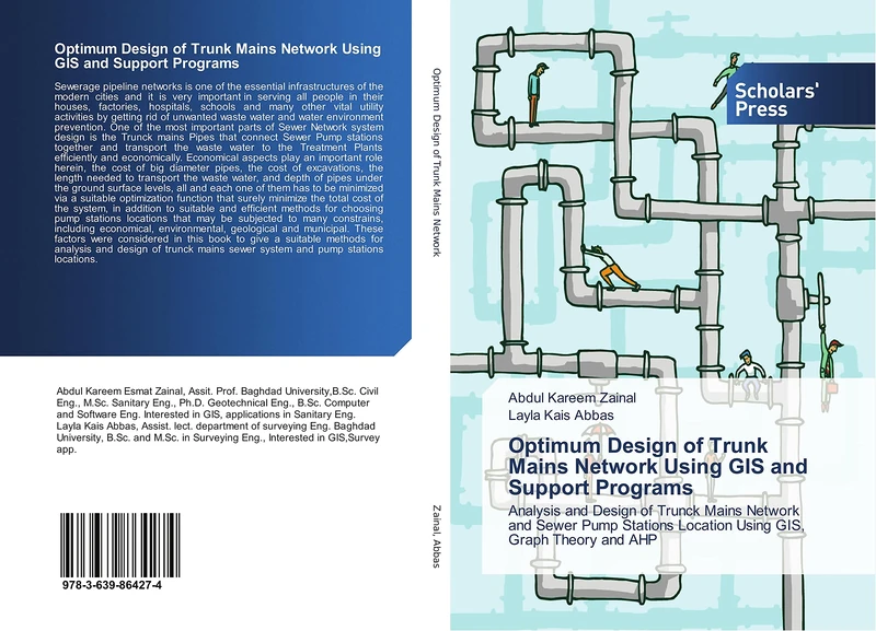 Optimum Design of Trunk Mains Network Using GIS and Support Programs: Analysis and Design of Trunck Mains Network and Sewer Pump Stations Location Using GIS, Graph Theory and AHP - Image 1