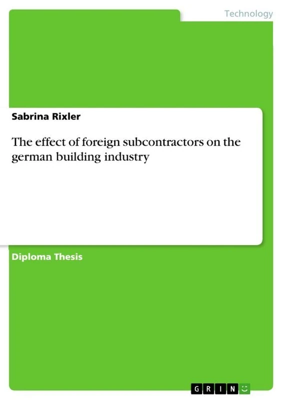 The effect of foreign subcontractors on the german building industry - Image 1