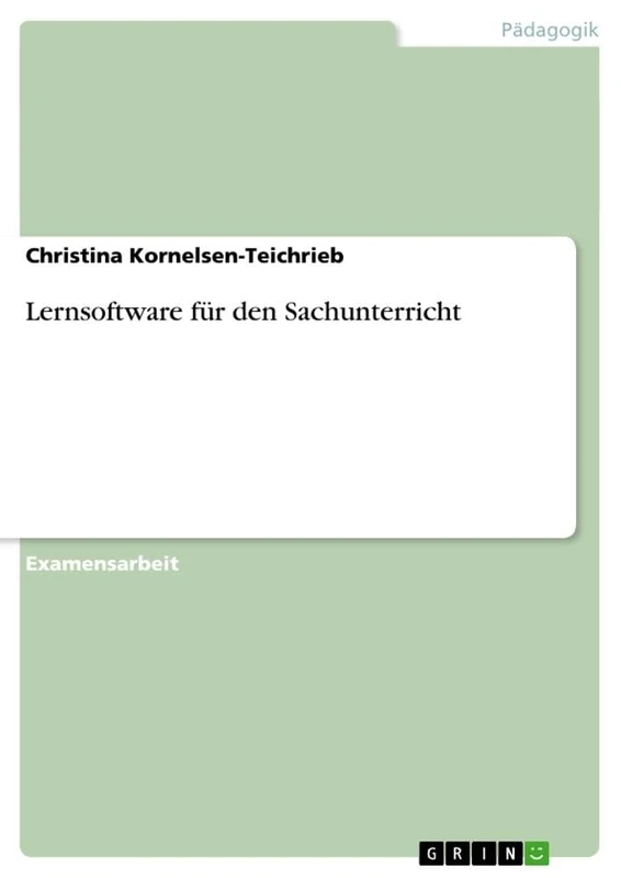Lernsoftware für den Sachunterricht - Image 1