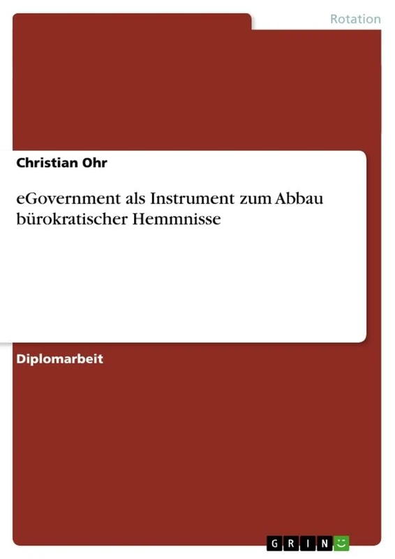 eGovernment als Instrument zum Abbau bürokratischer Hemmnisse - Image 1
