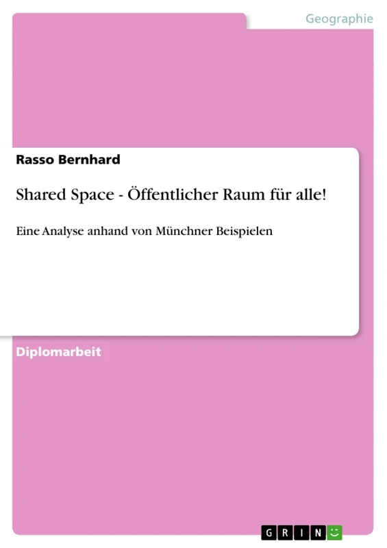 Shared Space - Öffentlicher Raum für alle!: Eine Analyse anhand von Münchner Beispielen - Image 1