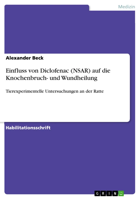 Einfluss von Diclofenac (NSAR) auf die Knochenbruch- und Wundheilung: Tierexperimentelle Untersuchungen an der Ratte - Image 1
