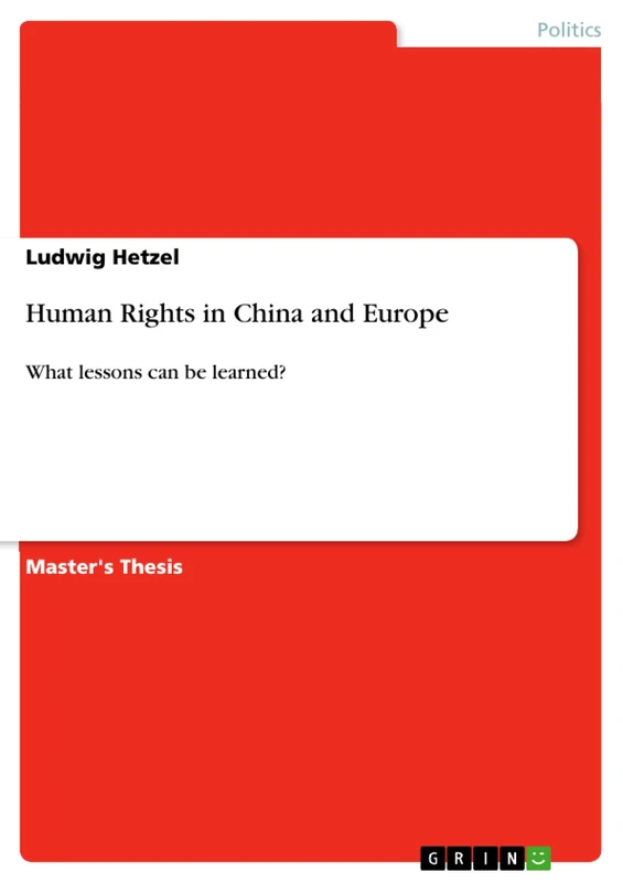 Human Rights in China and Europe: What lessons can be learned?