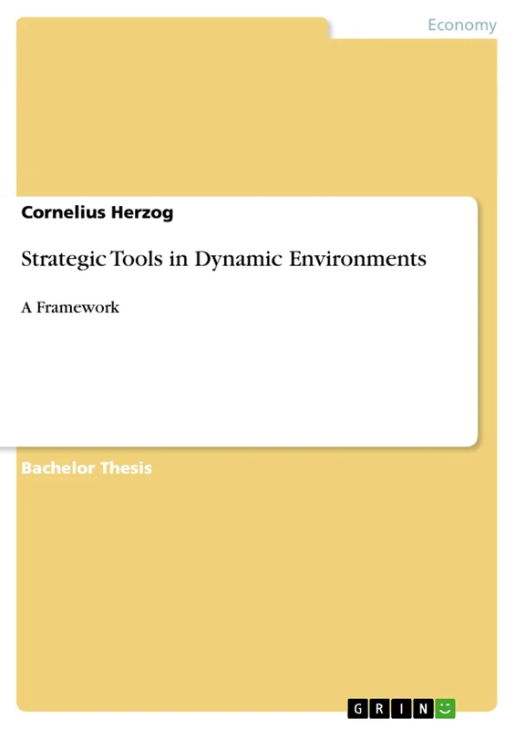 Strategic Tools in Dynamic Environments: A Framework