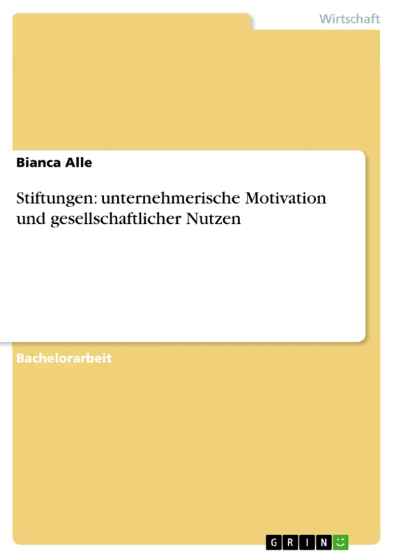 Stiftungen: unternehmerische Motivation und gesellschaftlicher Nutzen - Image 1