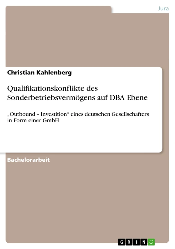 Qualifikationskonflikte des Sonderbetriebsvermögens auf DBA Ebene: "Outbound - Investition" eines deutschen Gesellschafters in Form einer GmbH - Image 1