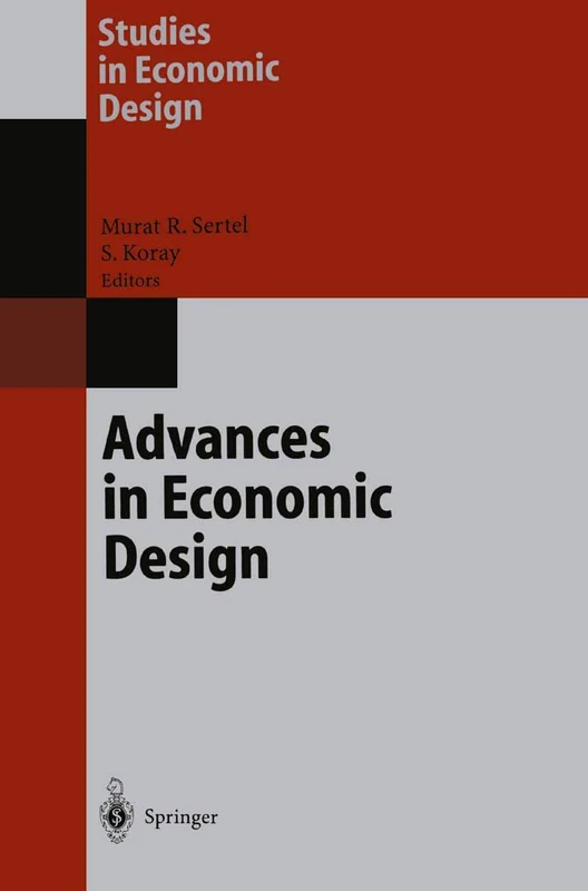 Advances in Economic Design (Studies in Economic Design)