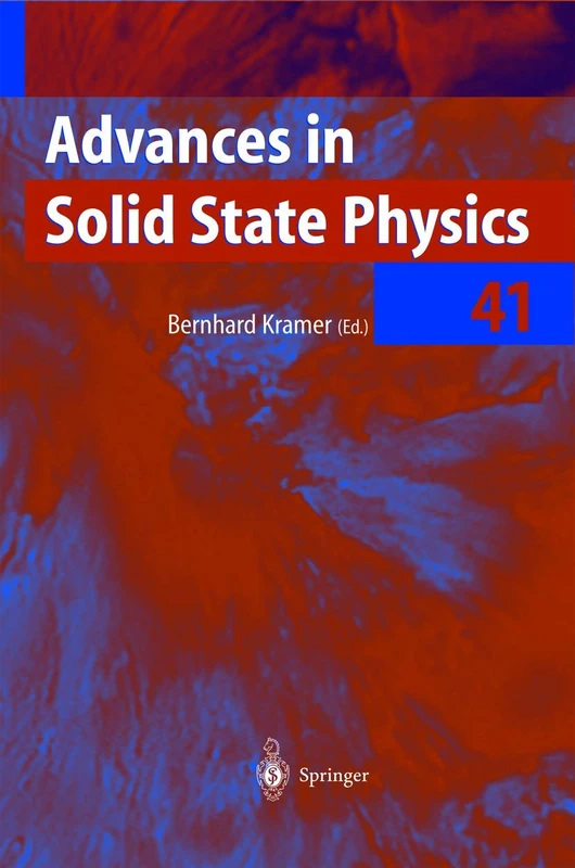 Advances in Solid State Physics: 41