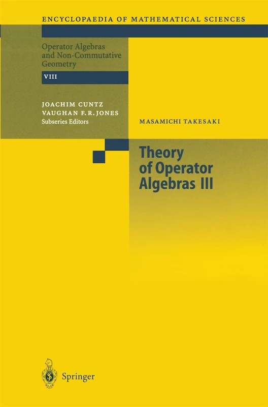 Springer Theory of Operator Algebras III - Vol 127