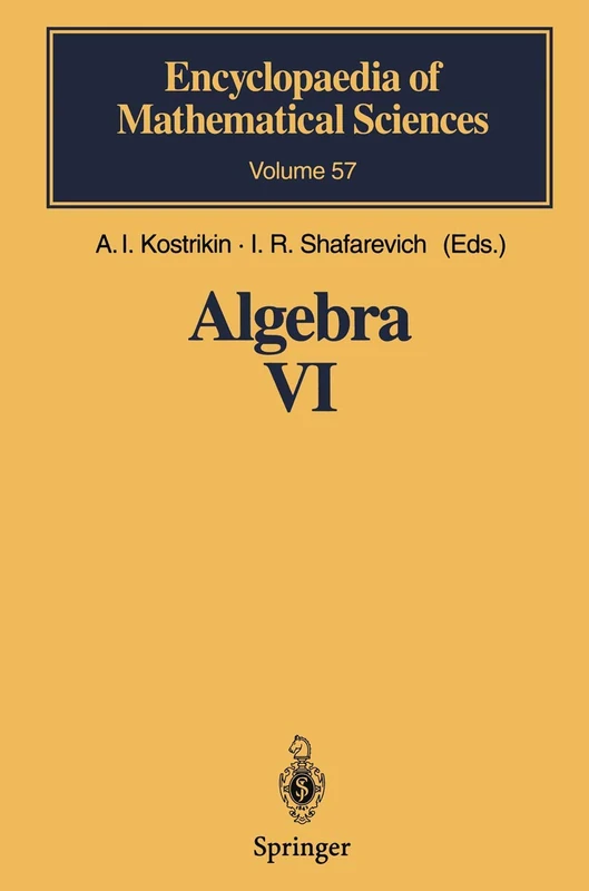 Algebra VI: Combinatorial and Asymptotic Methods of Algebra. Non-Associative Structures: 57 (Encyclopaedia of Mathematical Sciences, 57) - Image 1