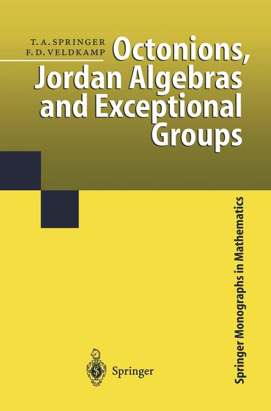 Octonions, Jordan Algebras and Exceptional Groups (Springer Monographs in Mathematics) - Image 1