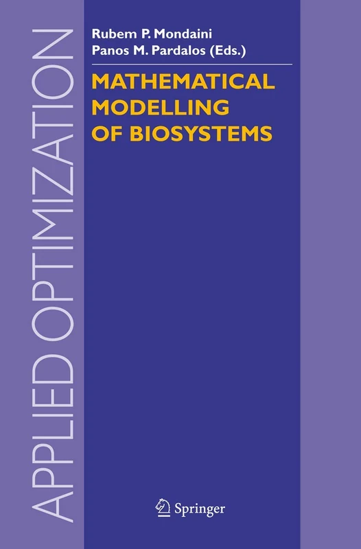 Mathematical Modelling of Biosystems: 102 (Applied Optimization, 102) - Image 1