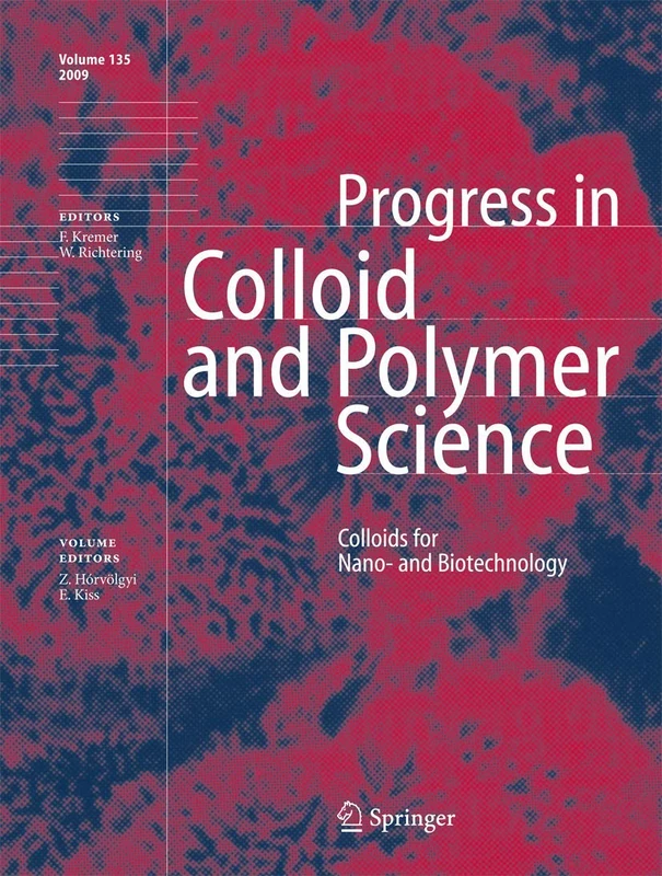 Colloids for Nano- and Biotechnology: 135 (Progress in Colloid and Polymer Science, 135)