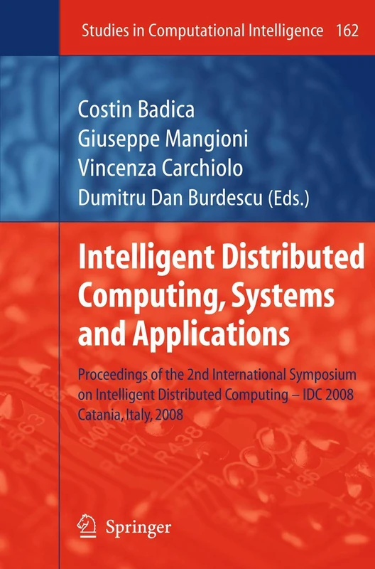 Springer Intelligent Distributed Computing IDC 2008 Proceedings