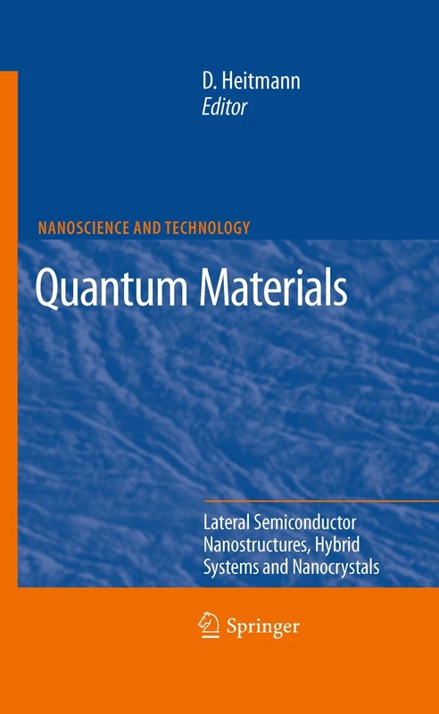 Springer Quantum Materials - Semiconductor Nanostructures Book