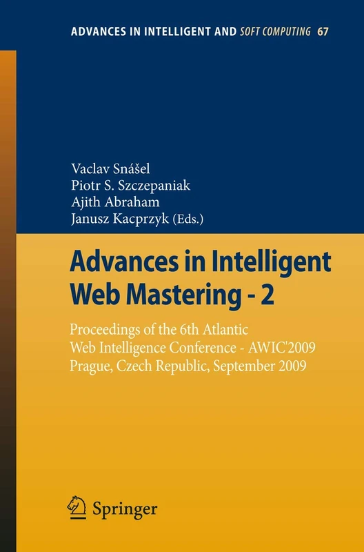 Springer Advances in Intelligent Web Mastering - AWIC'2009