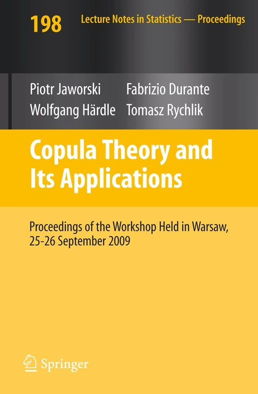 Springer Copula Theory and Its Applications - Lecture Notes 198