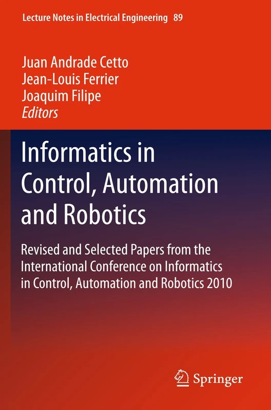Springer Informatics in Control, Automation and Robotics Book