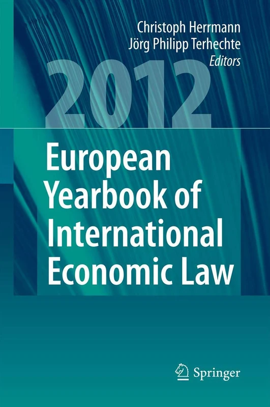 European Yearbook of International Economic Law 2012: 3 - Image 1