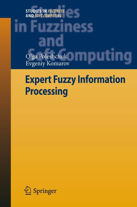 Springer Expert Fuzzy Information Processing 268 Book