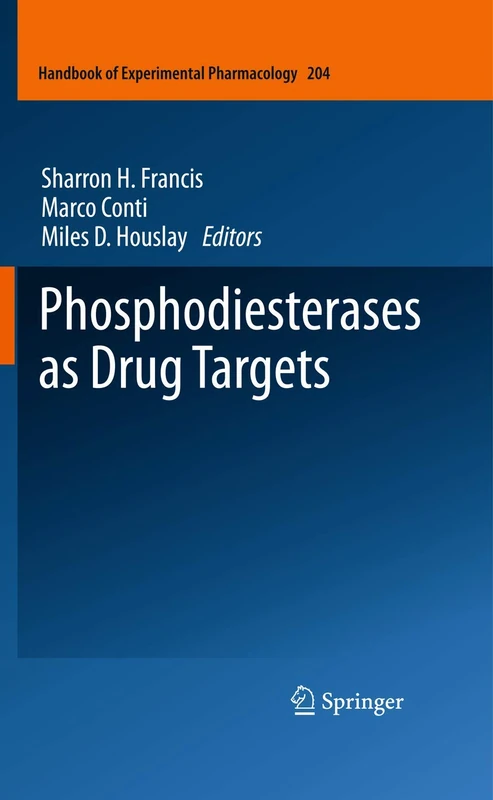 Phosphodiesterases as Drug Targets: 204 (Handbook of Experimental Pharmacology, 204)