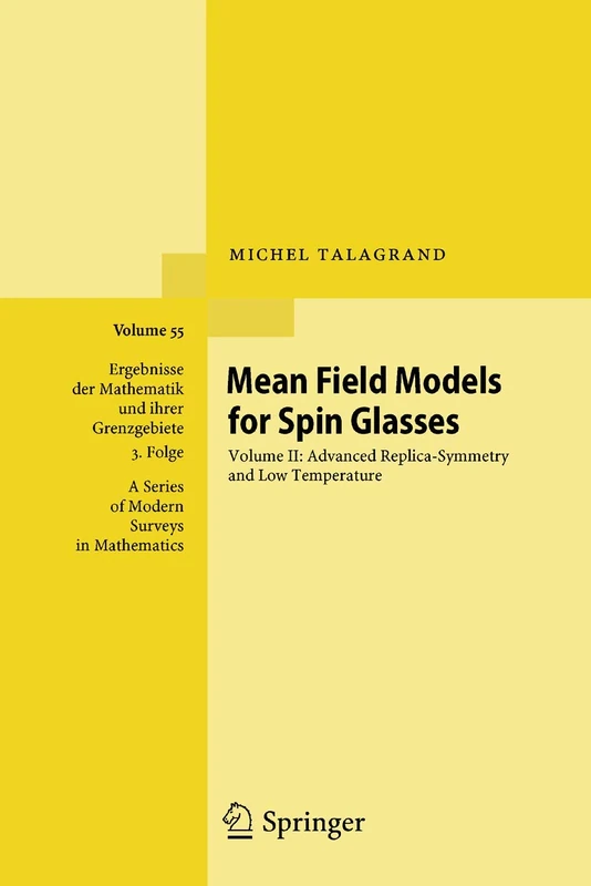 Springer Mean Field Models for Spin Glasses Volume II - Math Book