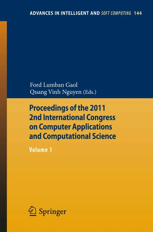 Springer 2011 2nd Int. Congress on Computer Applications Vol 1