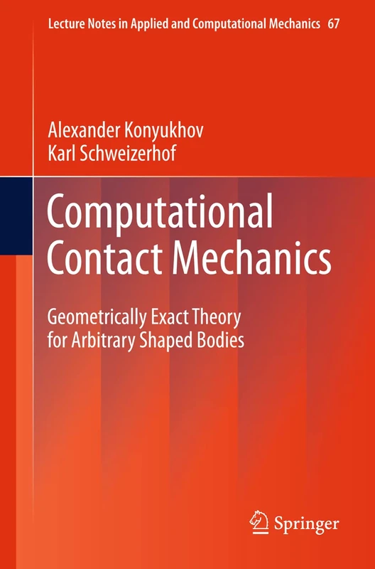 Springer Computational Contact Mechanics - Lecture Notes 67