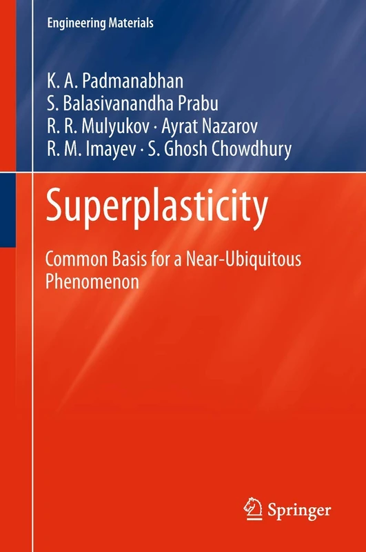 Springer Superplasticity: Common Basis for a Phenomenon Book