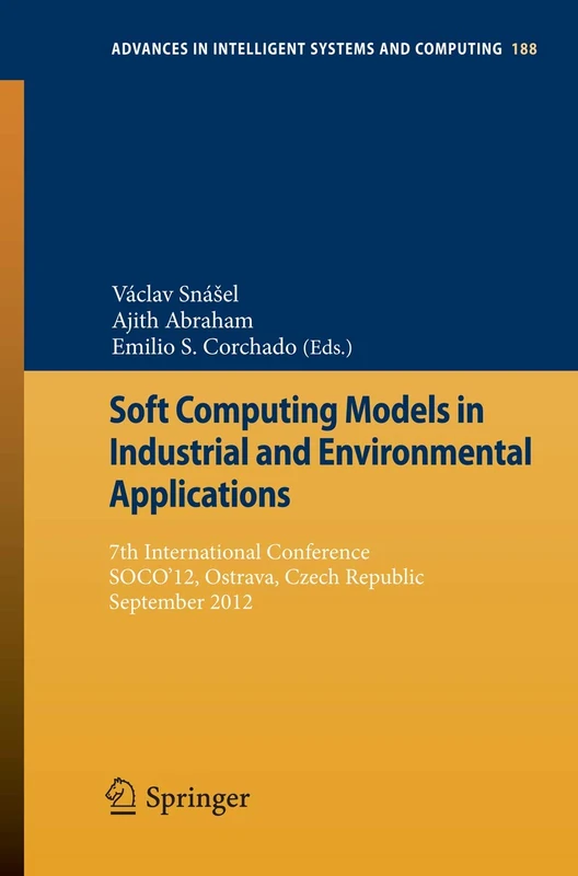 Springer Soft Computing Models in Industrial Applications