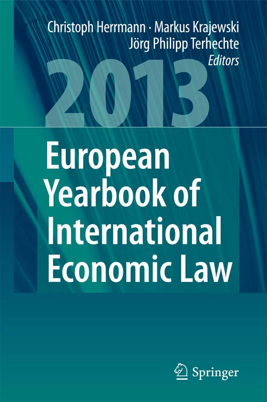 European Yearbook of International Economic Law 2013: 4