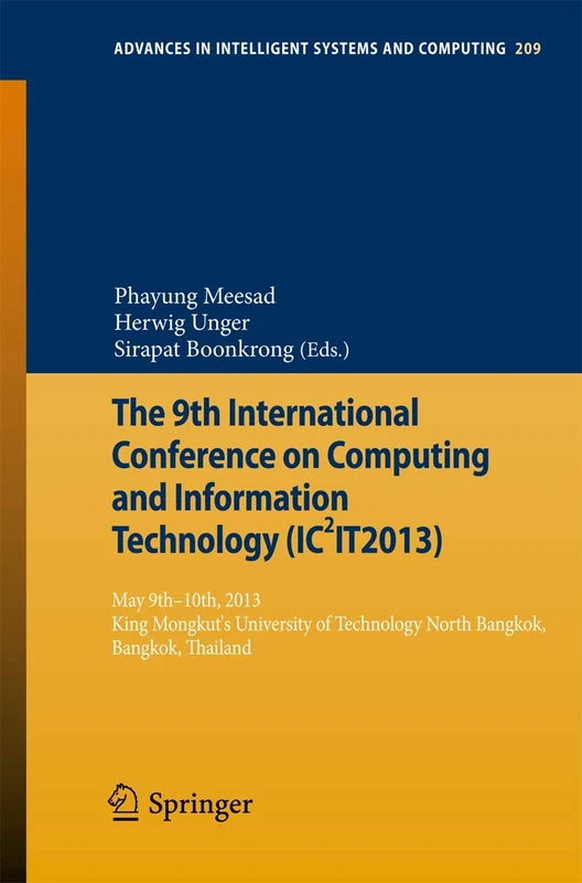 Springer IC2IT 2013 - Computing and Information Technology