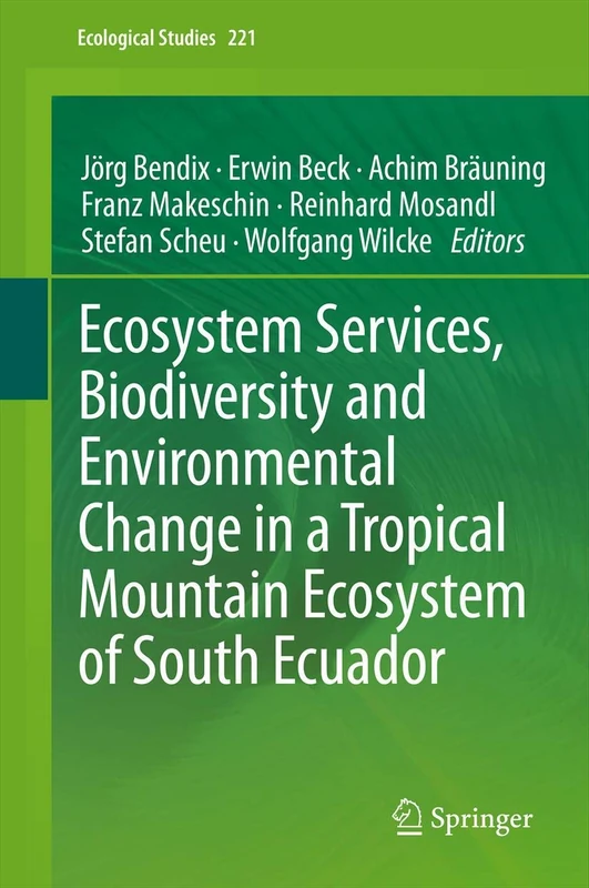 Springer Ecosystem Services and Biodiversity in Ecuador Book