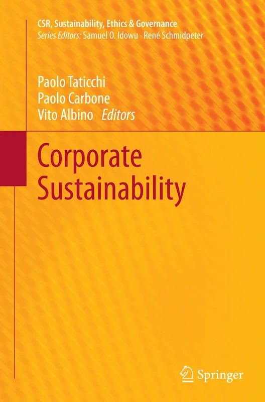 Corporate Sustainability (CSR, Sustainability, Ethics & Governance)